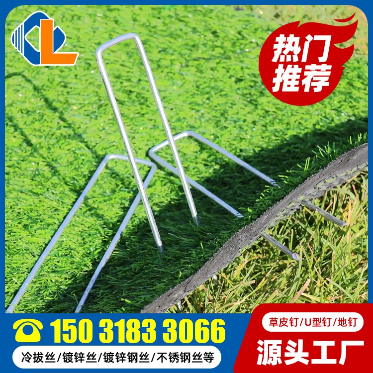 地釘哪里有賣 人工草場(chǎng)適合什么釘 草坪釘定制 人造地釘