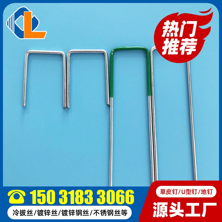 土工格柵專用釘 圓頭地釘 地釘型號(hào) 土工格柵釘子